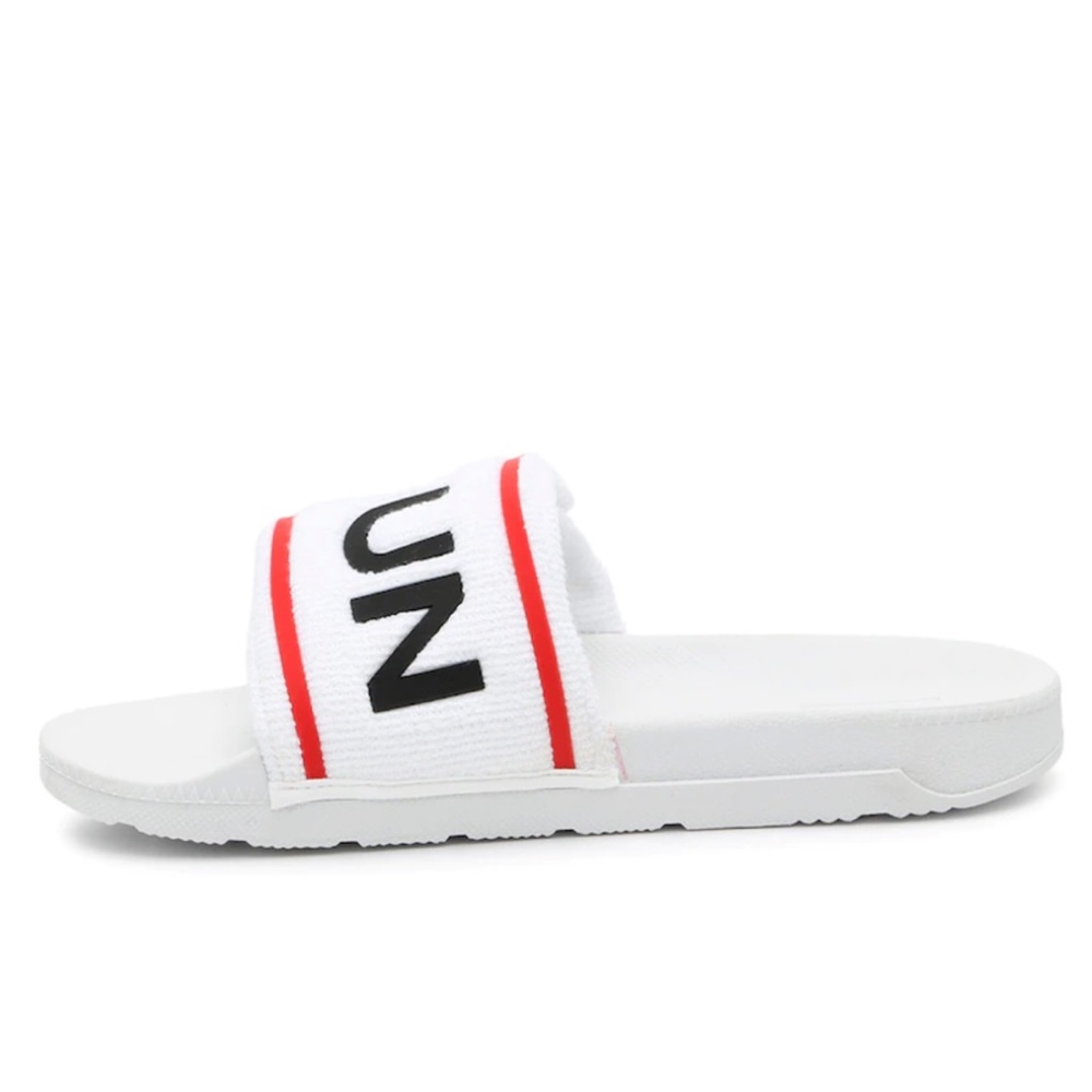 Hunter Terry Cloth Slides Sandals Slip On Logo Beach Rain Boots Brand - Picture 3 of 11